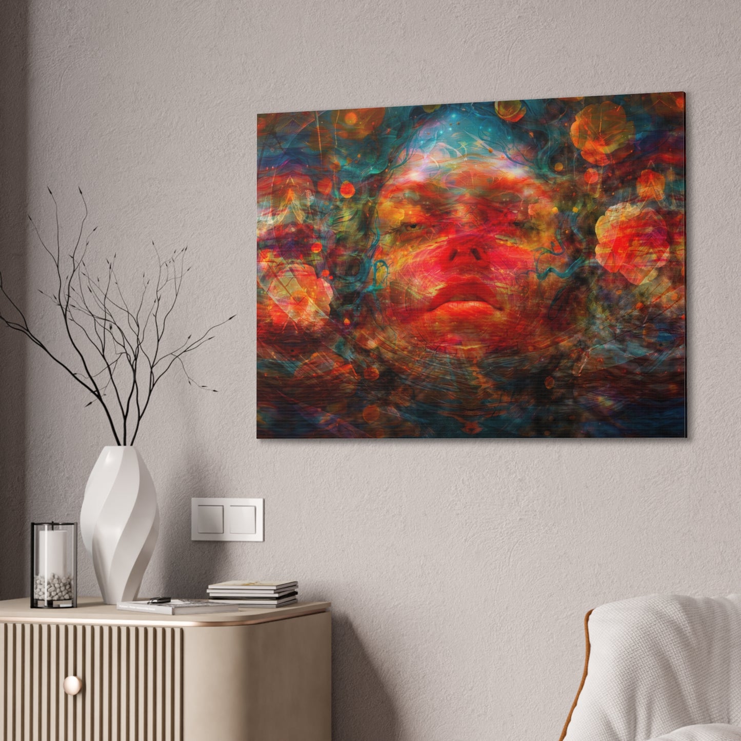 Ember Veil – Digital Canvas Print by Callahan Indovina
