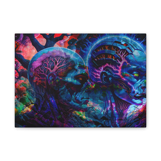 Dual Genesis – Digital Canvas Print by Callahan Indovina