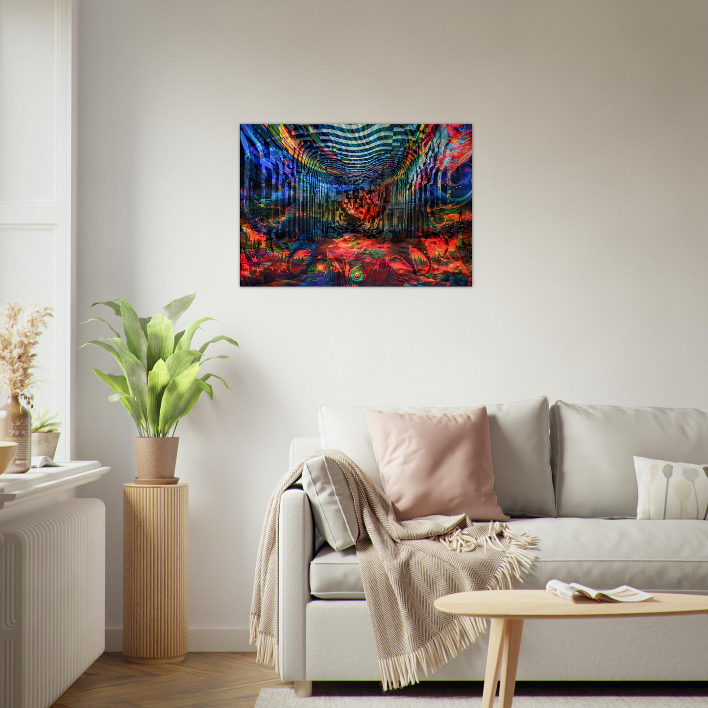 Vault of Echoes — Psychedelic Canvas Art by Callahan Indovina