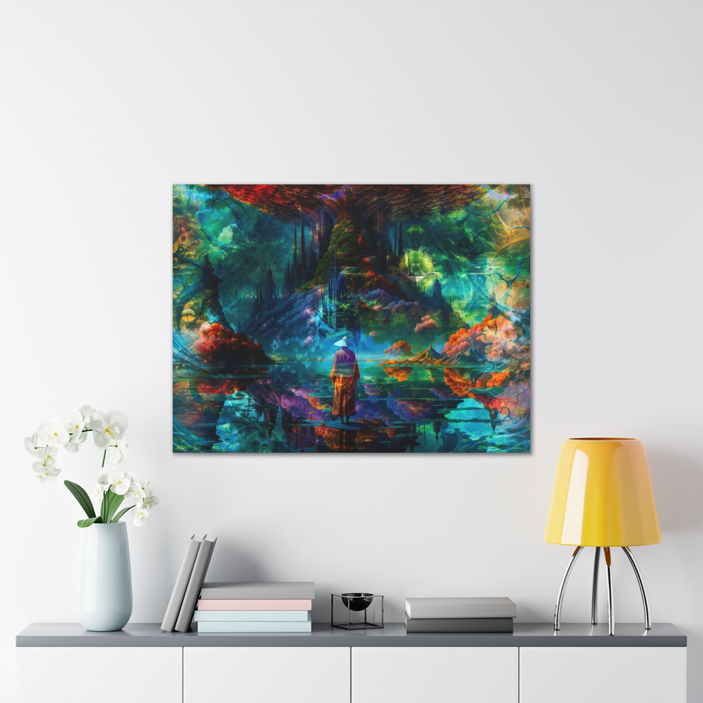 The Verdant Monolith – Digital Canvas Print by Callahan Indovina