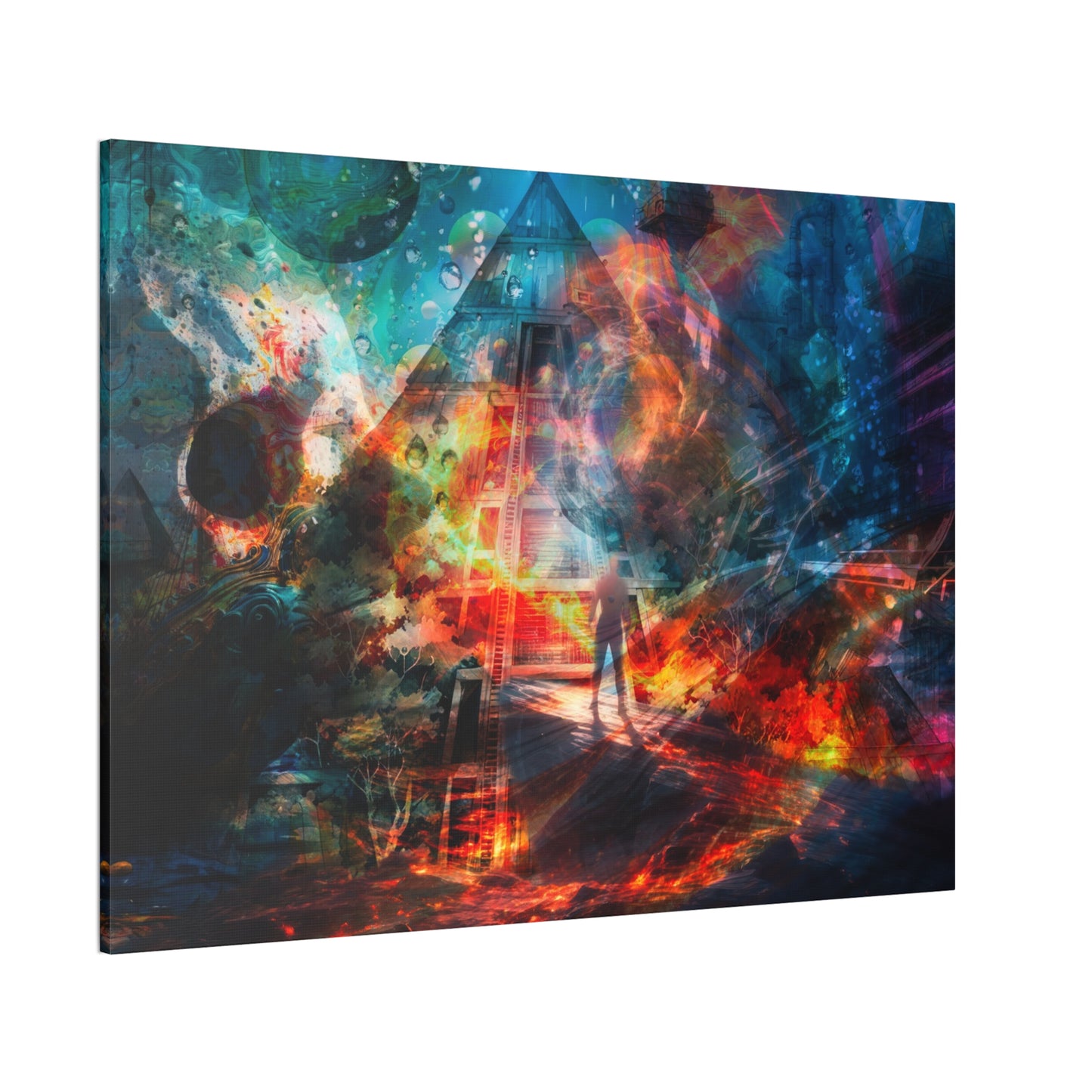 Obsidian Ascent – Digital Canvas Print by Callahan Indovina