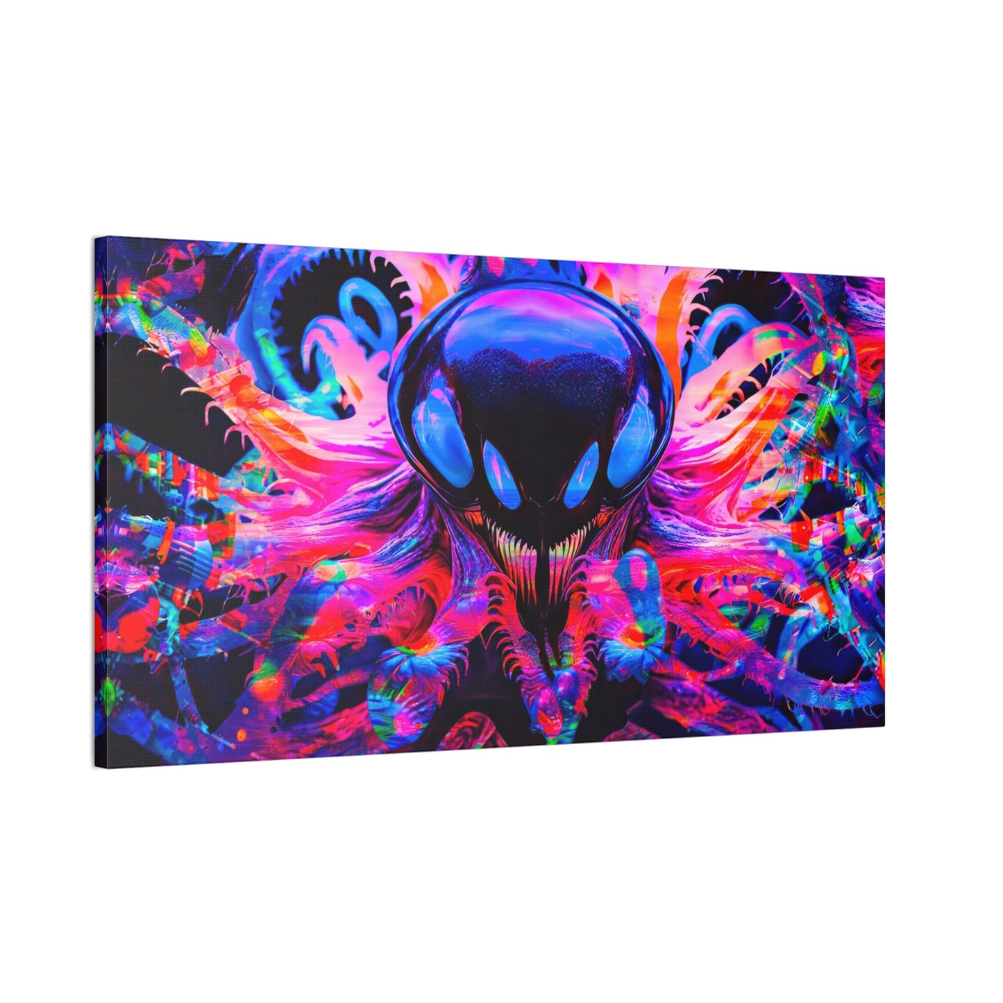 Neon Maw – Digital Canvas Print by Callahan Indovina