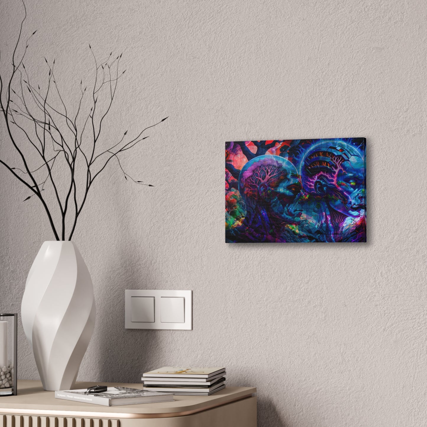 Dual Genesis – Digital Canvas Print by Callahan Indovina