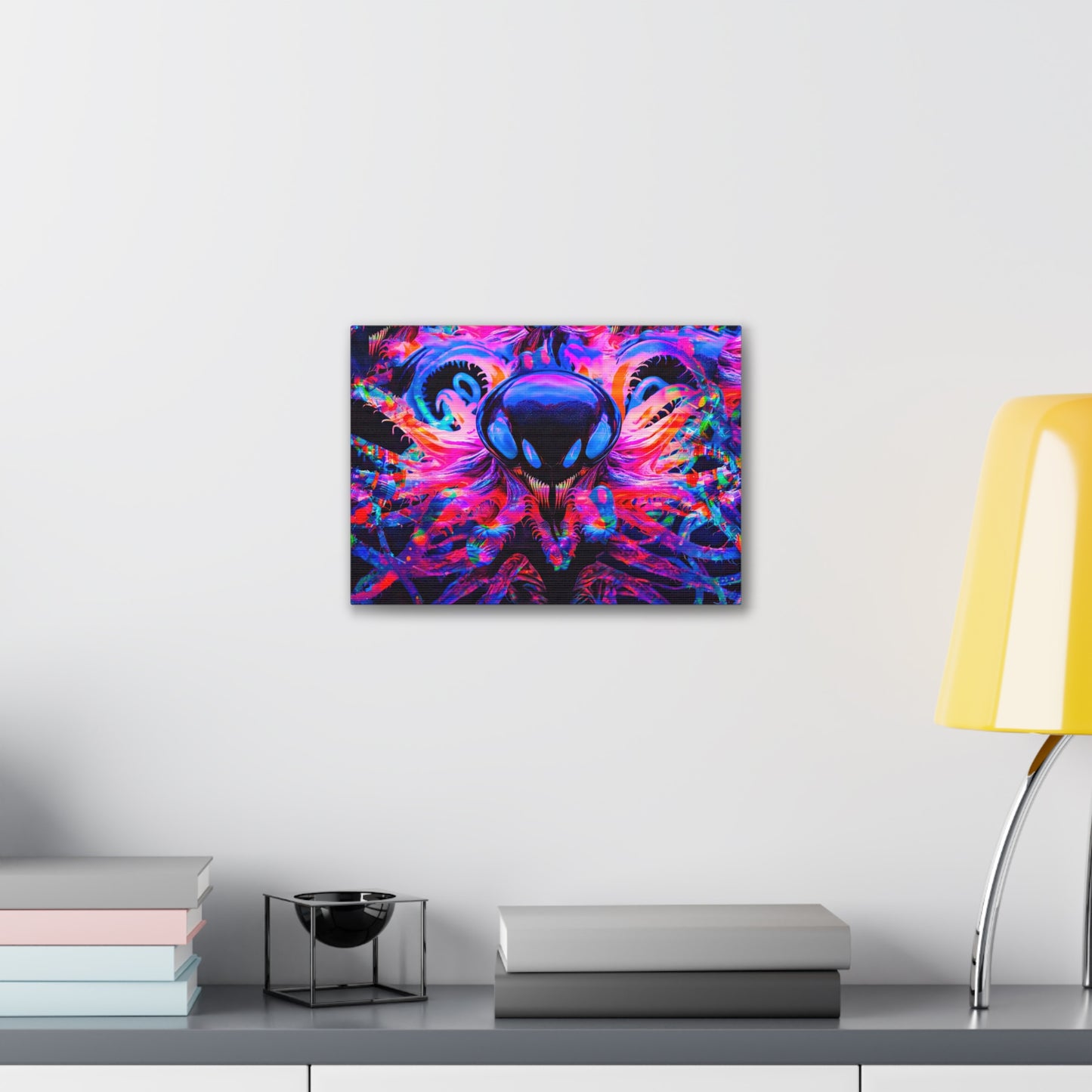 Neon Maw – Digital Canvas Print by Callahan Indovina