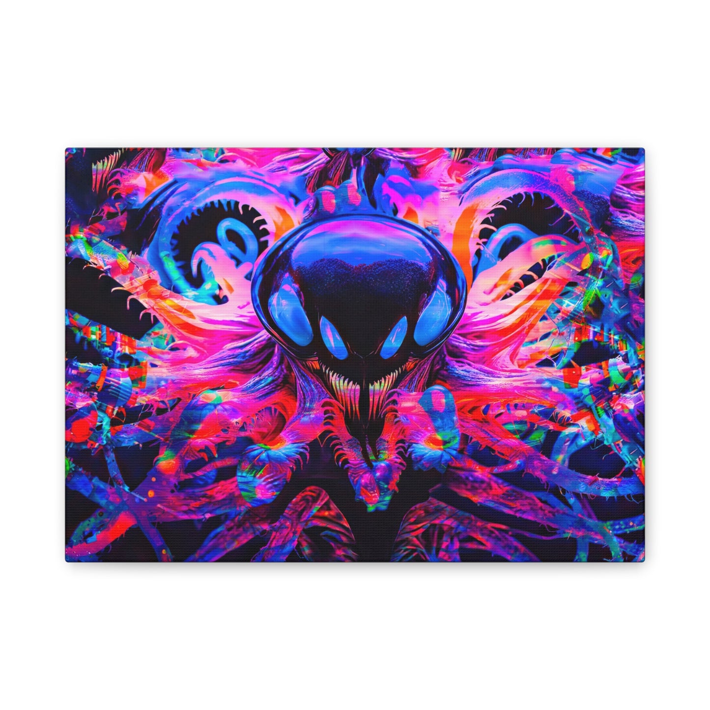 Neon Maw – Digital Canvas Print by Callahan Indovina