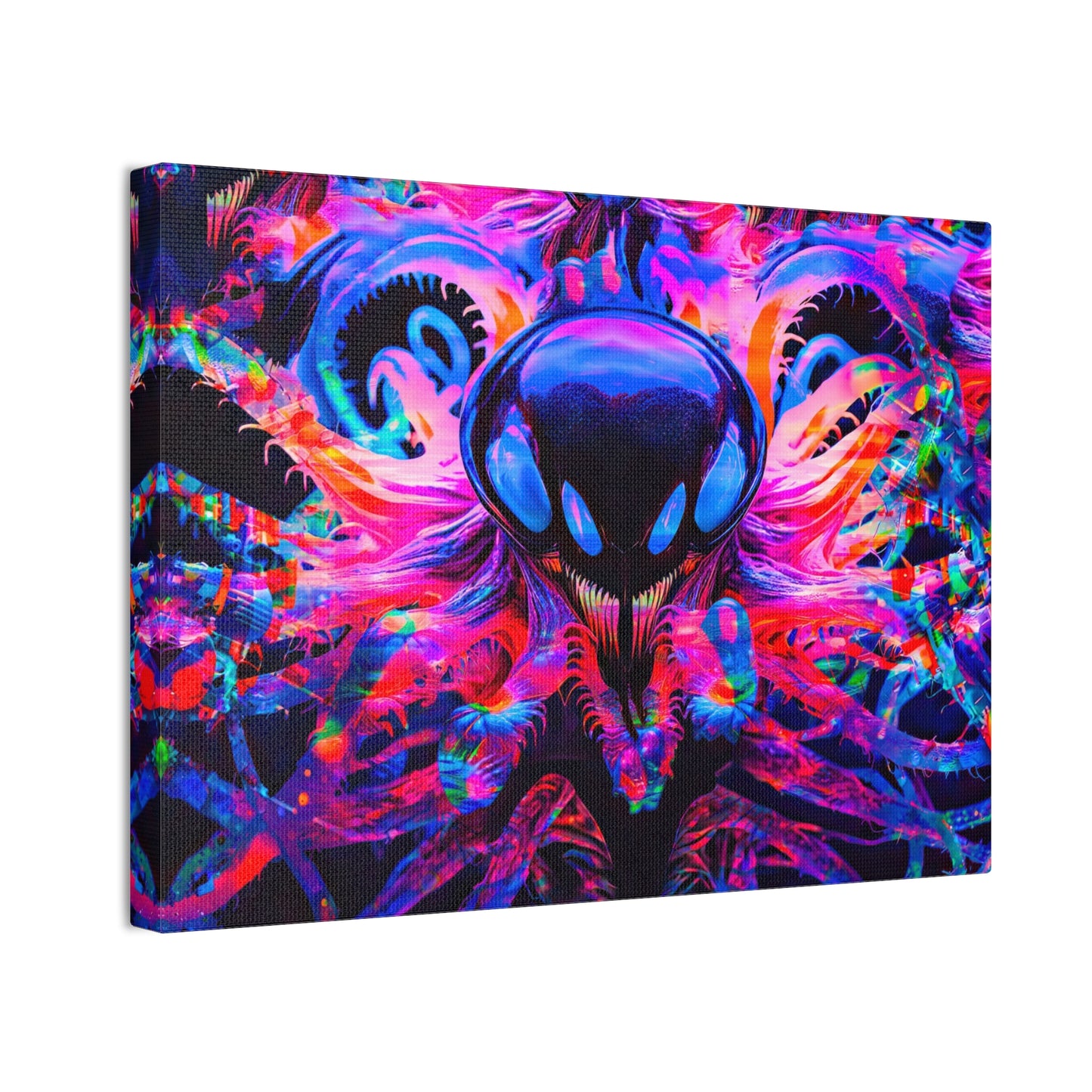 Neon Maw – Digital Canvas Print by Callahan Indovina