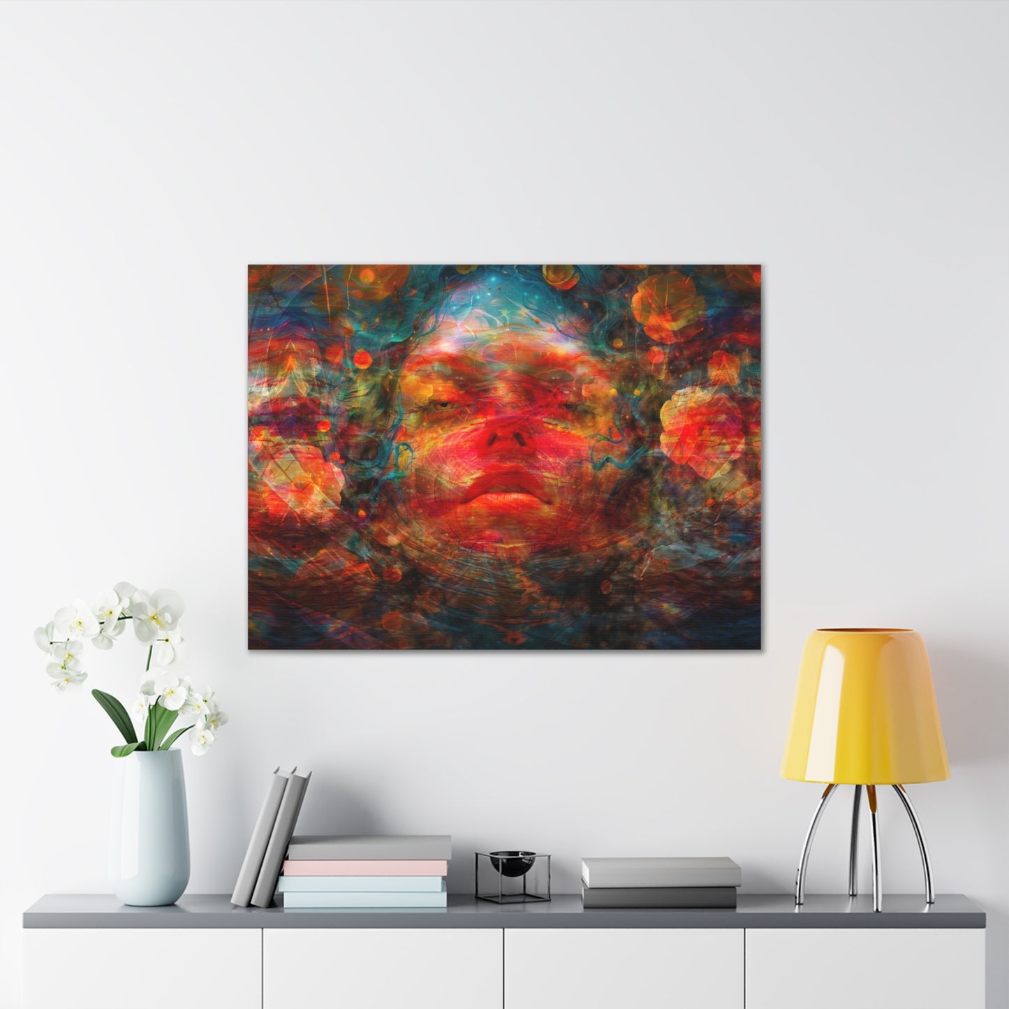 Ember Veil – Digital Canvas Print by Callahan Indovina