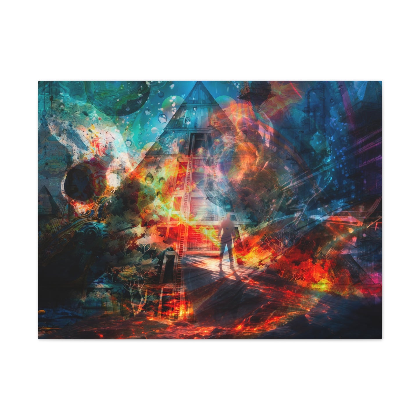 Obsidian Ascent – Digital Canvas Print by Callahan Indovina