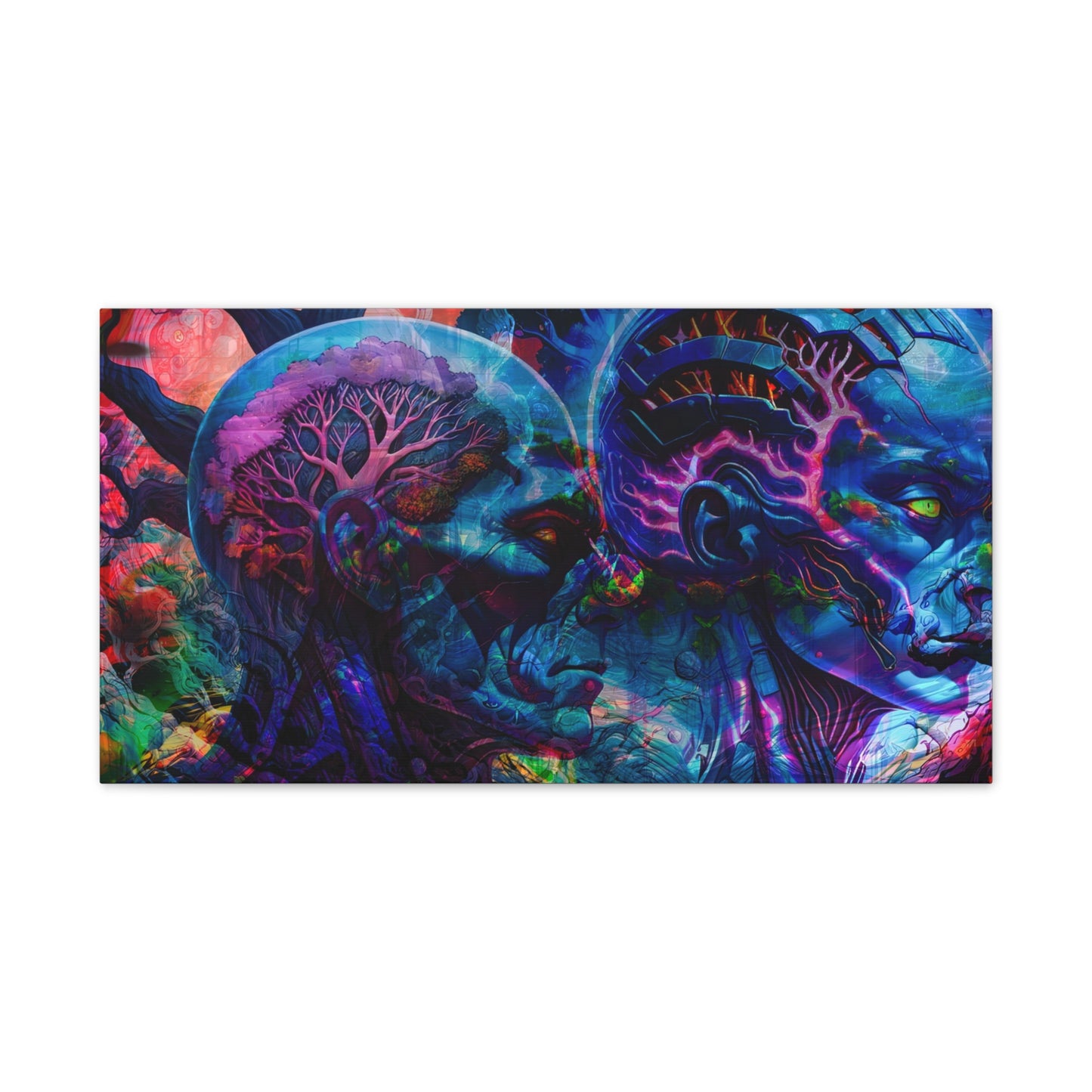 Dual Genesis – Digital Canvas Print by Callahan Indovina