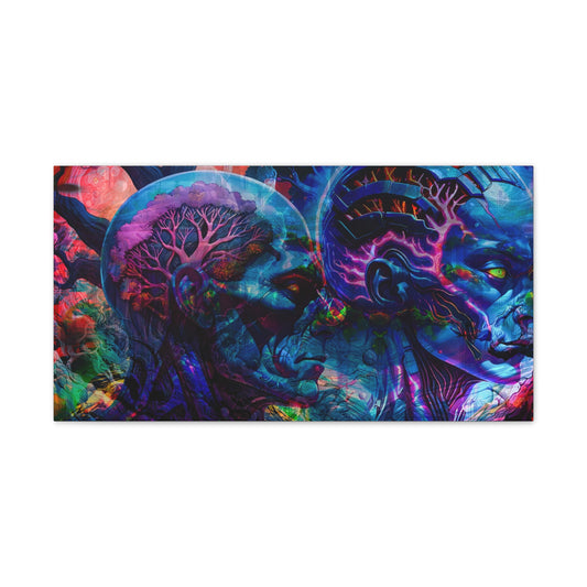 Dual Genesis – Digital Canvas Print by Callahan Indovina