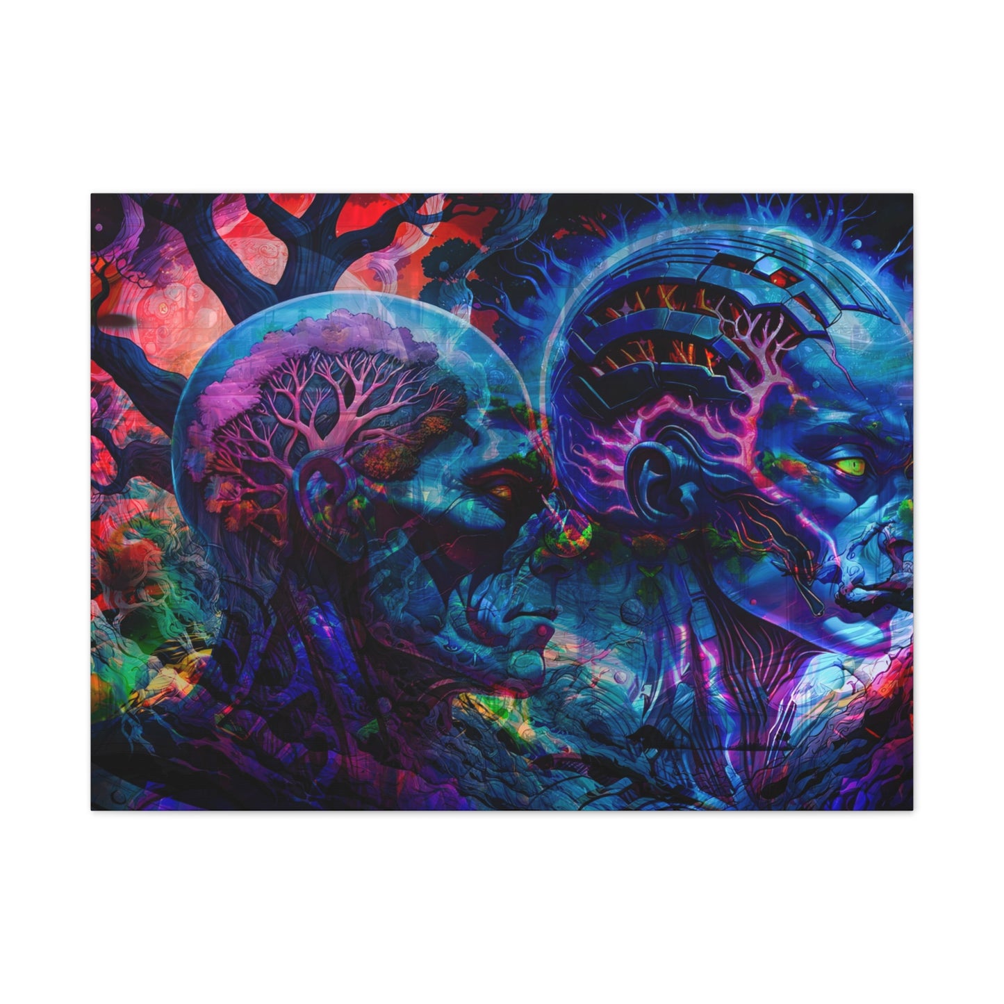 Dual Genesis – Digital Canvas Print by Callahan Indovina