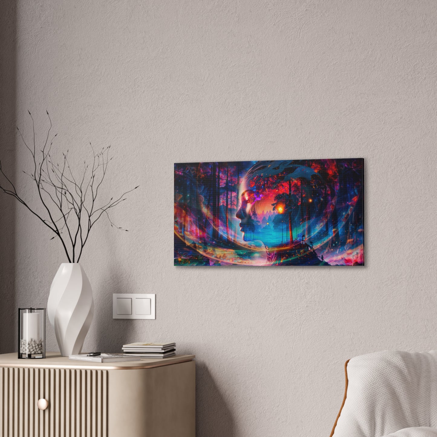 Luminous Mindscape – Digital Canvas Print by Callahan Indovina