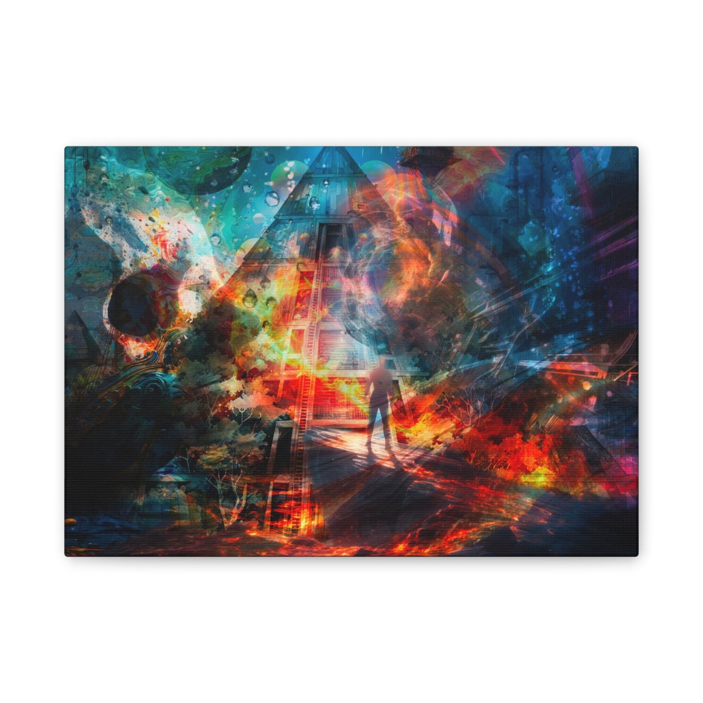 Obsidian Ascent – Digital Canvas Print by Callahan Indovina