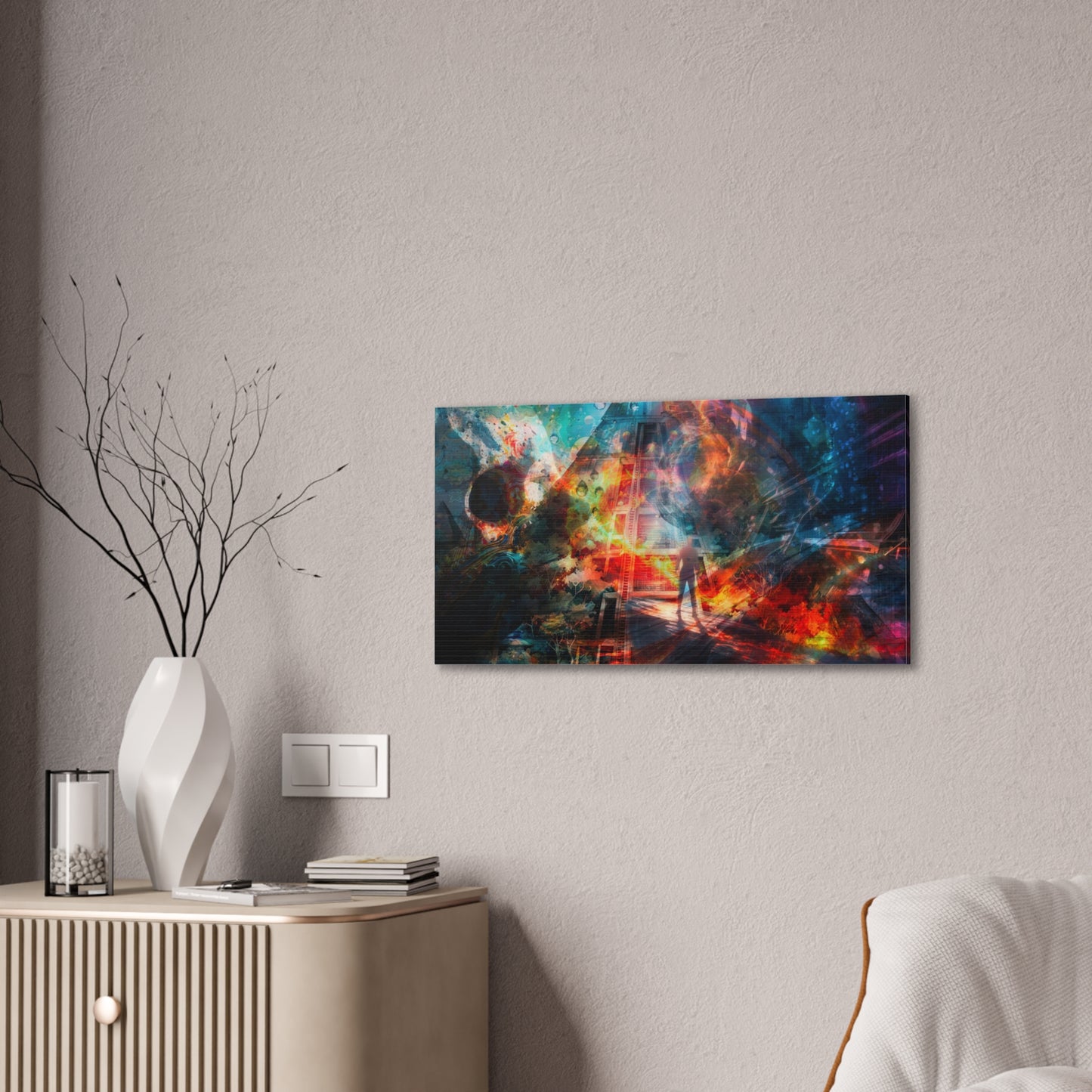 Obsidian Ascent – Digital Canvas Print by Callahan Indovina