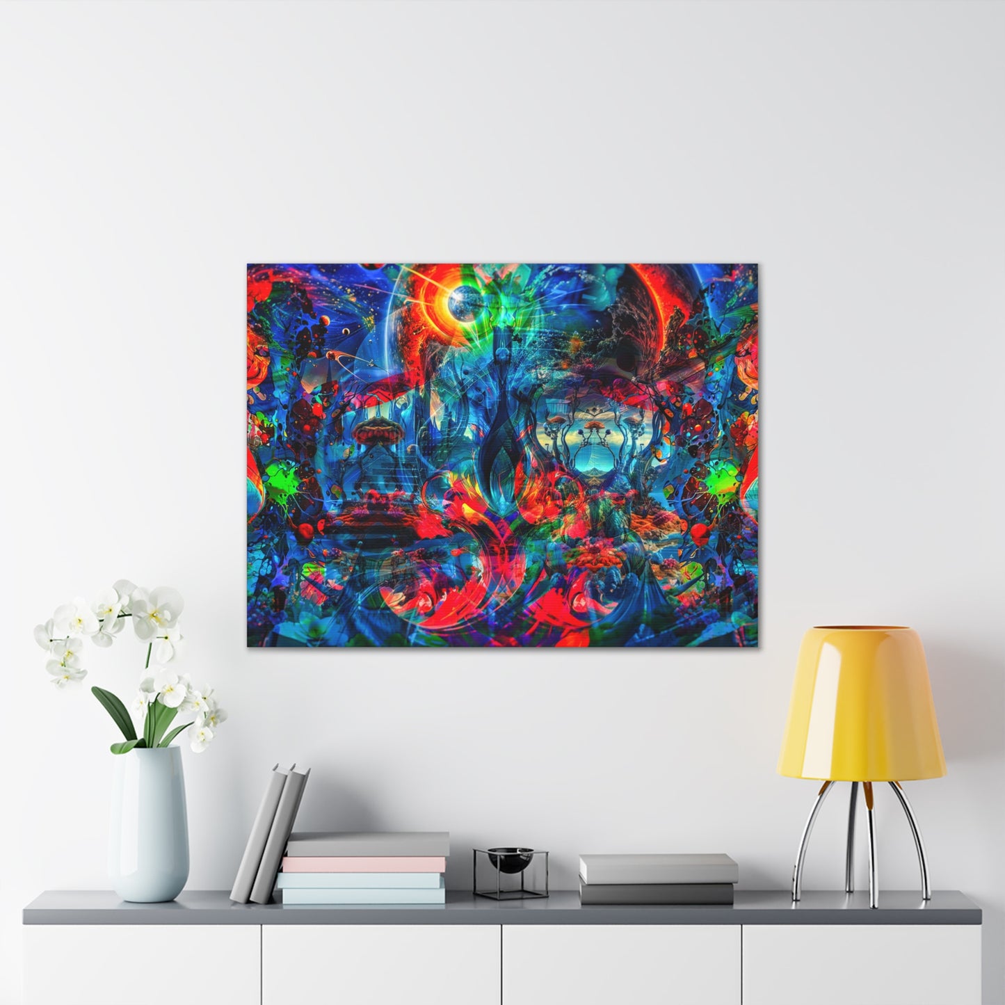 Celestial Bloom – Digital Canvas Print by Callahan Indovina