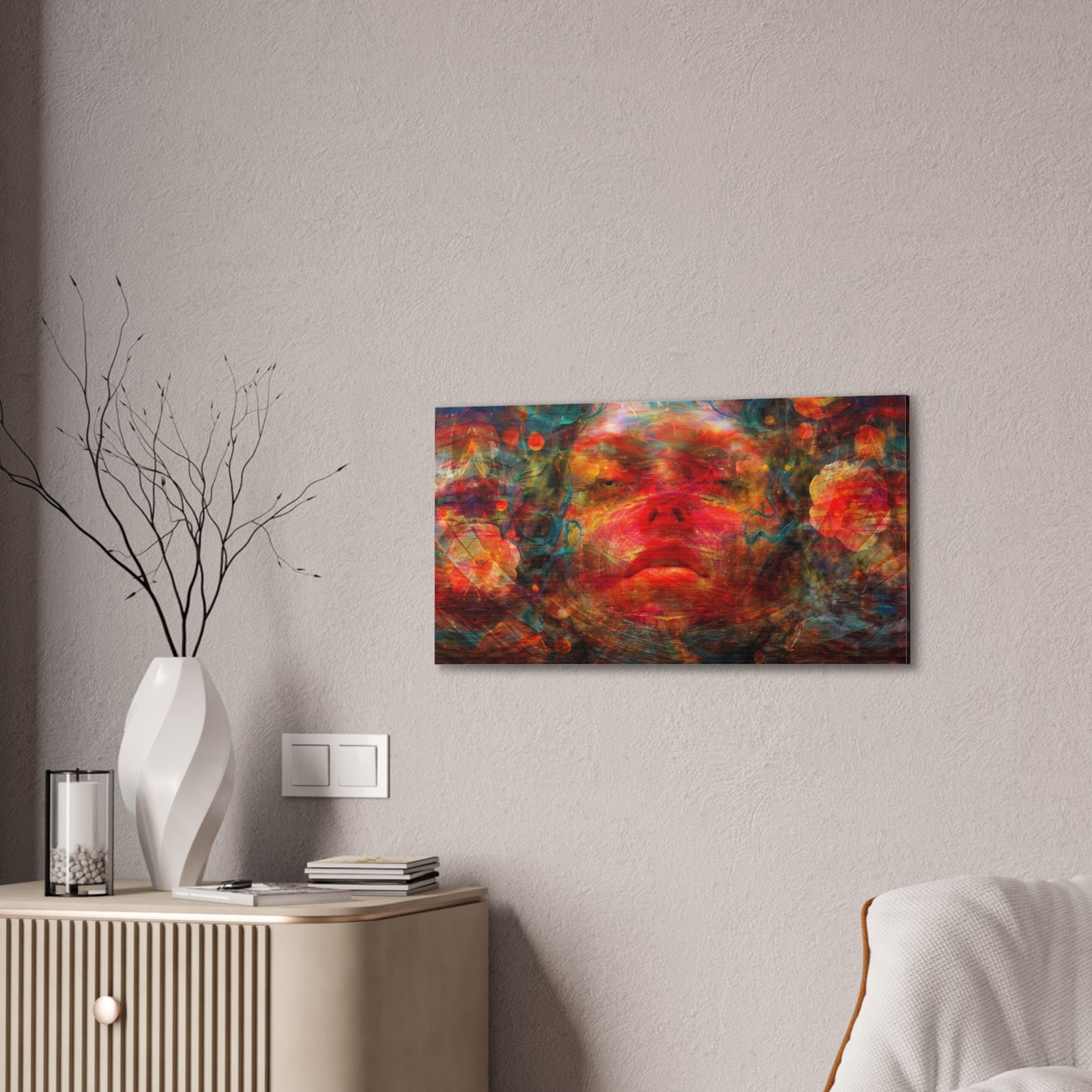 Ember Veil – Digital Canvas Print by Callahan Indovina