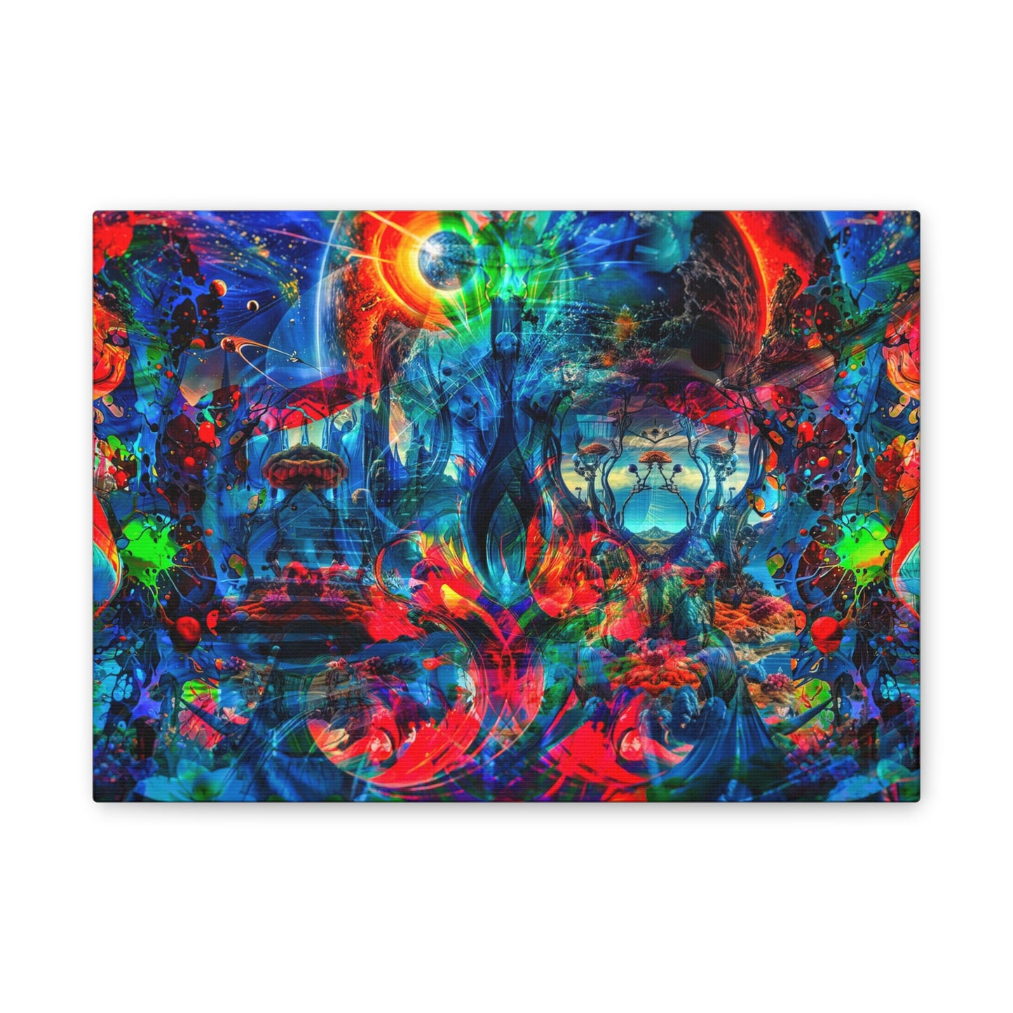 Celestial Bloom – Digital Canvas Print by Callahan Indovina