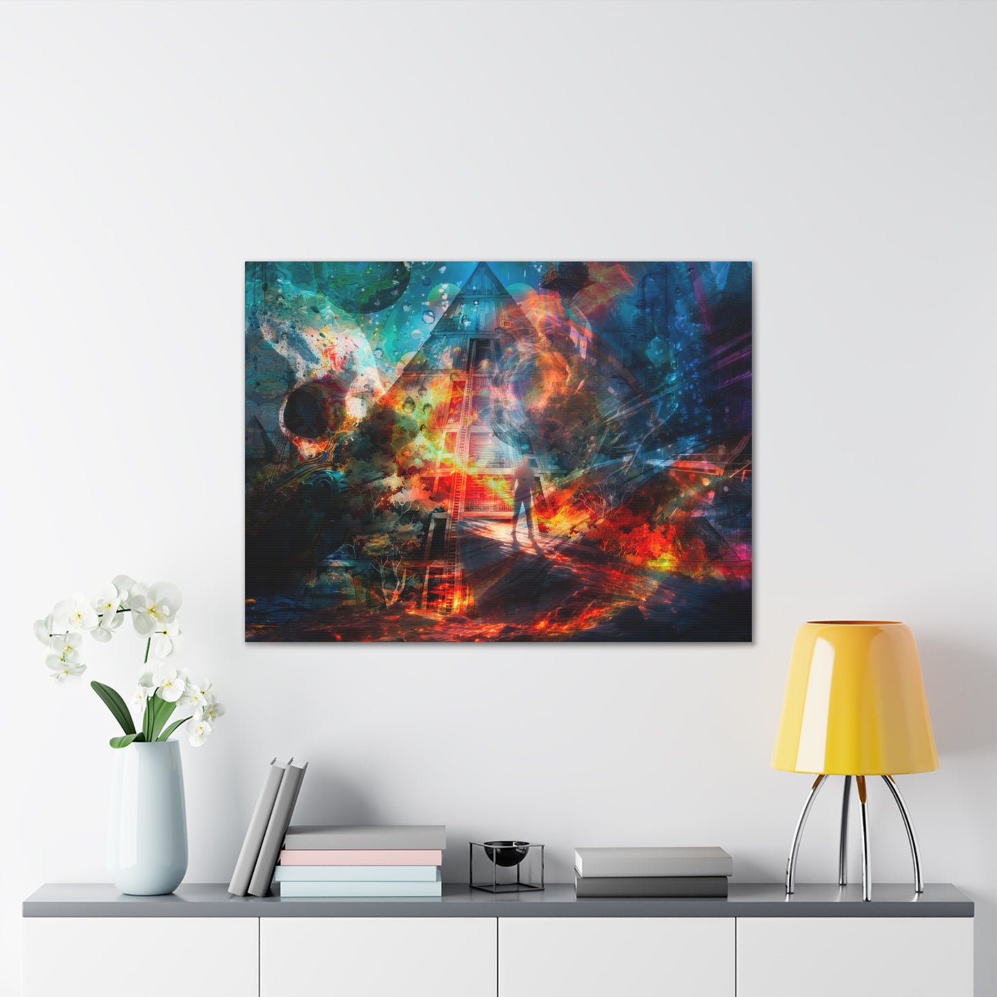 Obsidian Ascent – Digital Canvas Print by Callahan Indovina