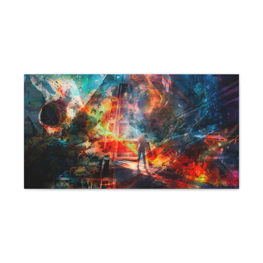 Obsidian Ascent – Digital Canvas Print by Callahan Indovina