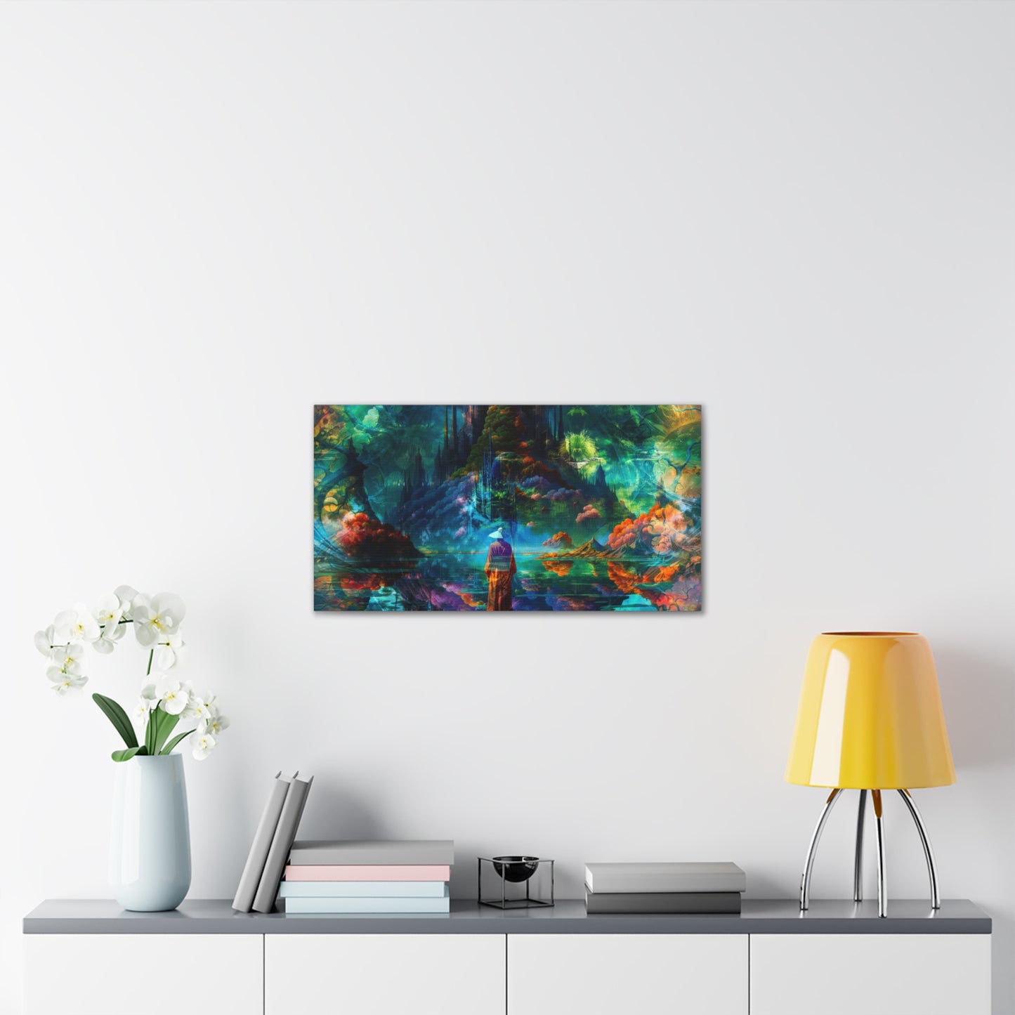 The Verdant Monolith – Digital Canvas Print by Callahan Indovina