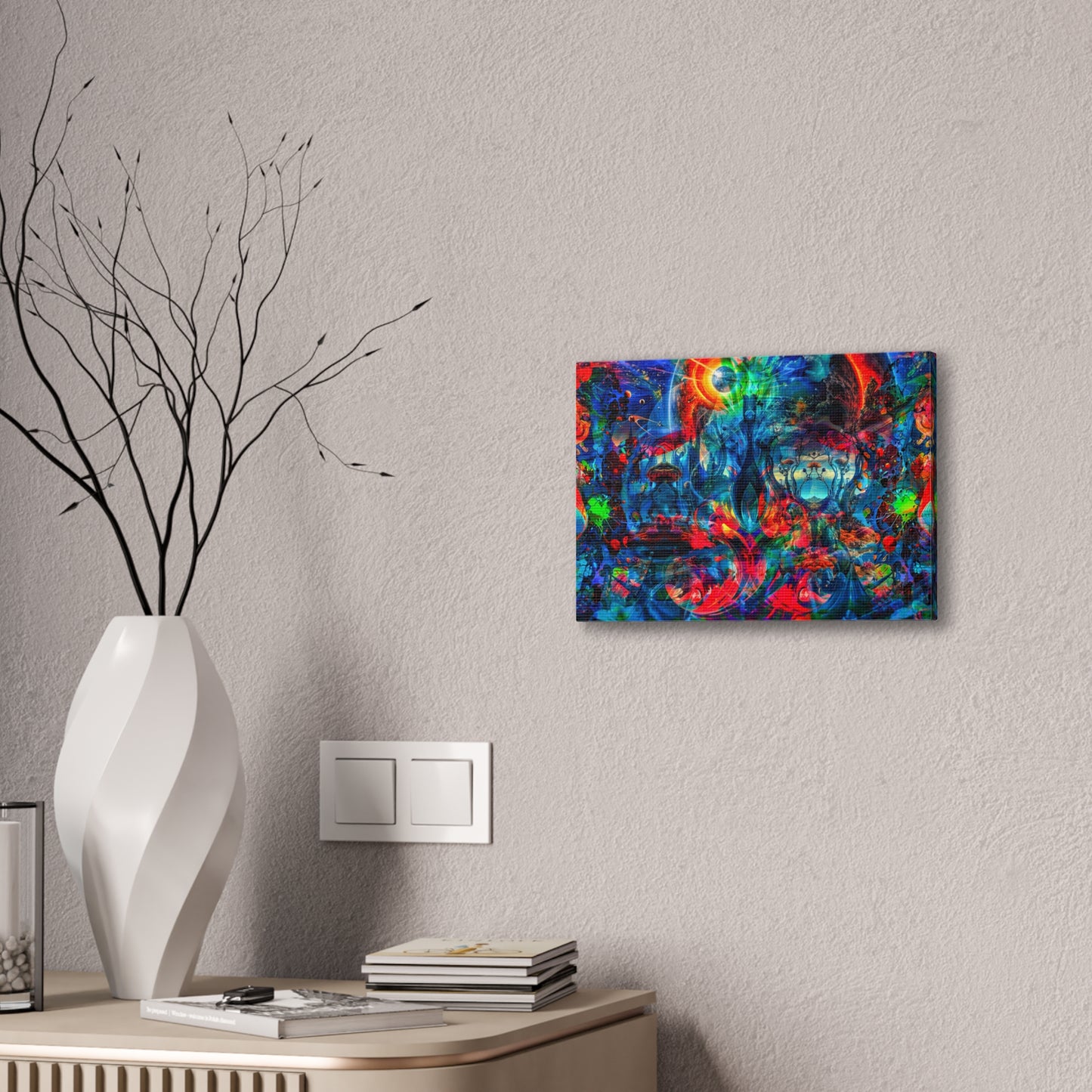 Celestial Bloom – Digital Canvas Print by Callahan Indovina