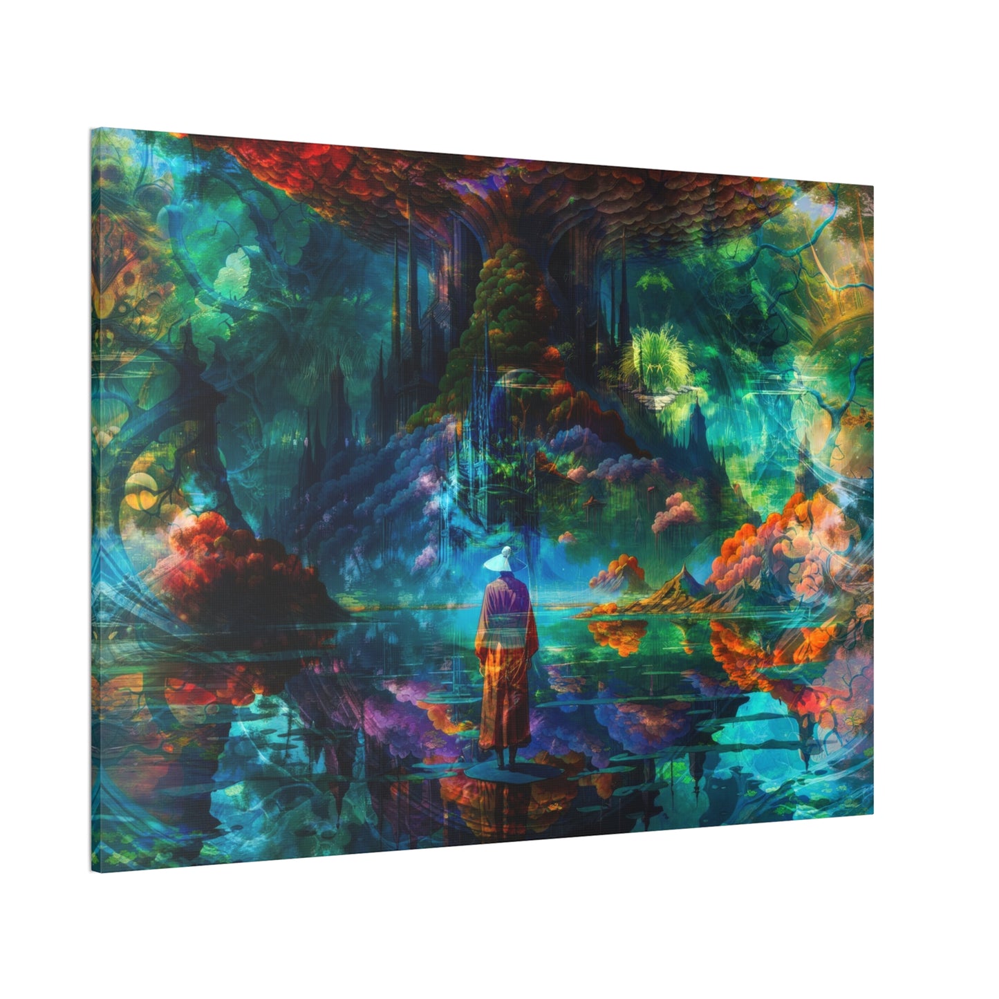 The Verdant Monolith – Digital Canvas Print by Callahan Indovina