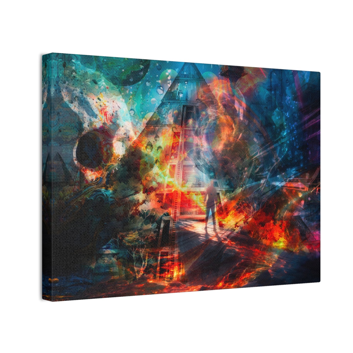 Obsidian Ascent – Digital Canvas Print by Callahan Indovina