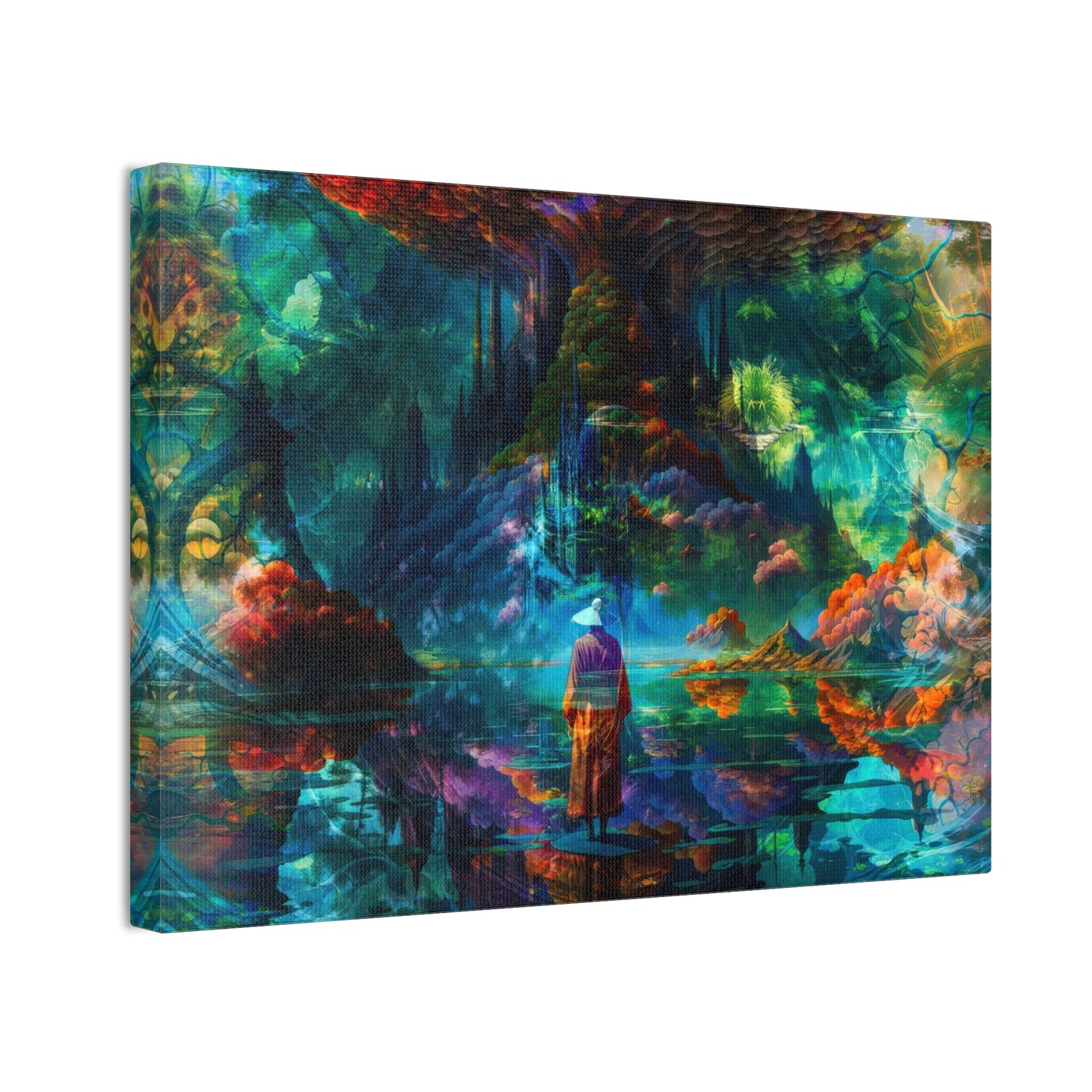 The Verdant Monolith – Digital Canvas Print by Callahan Indovina
