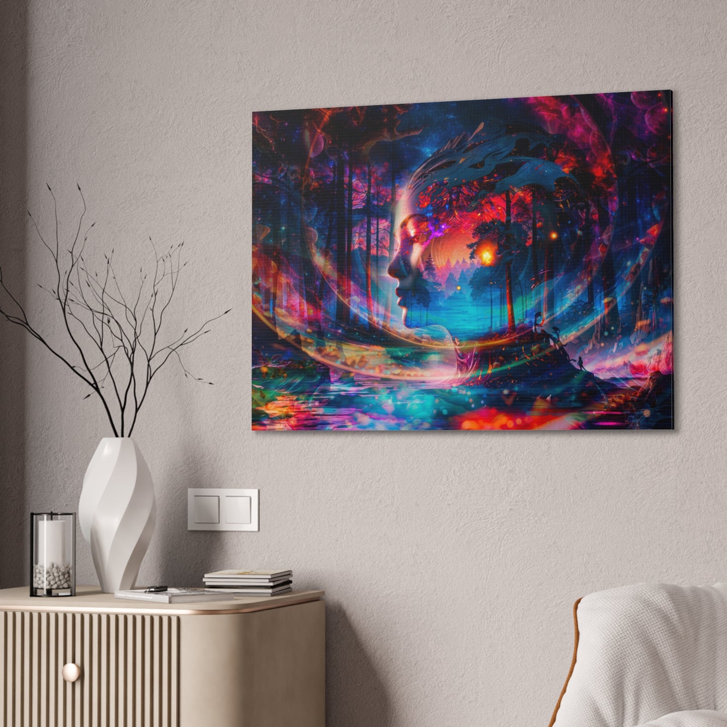 Luminous Mindscape – Digital Canvas Print by Callahan Indovina