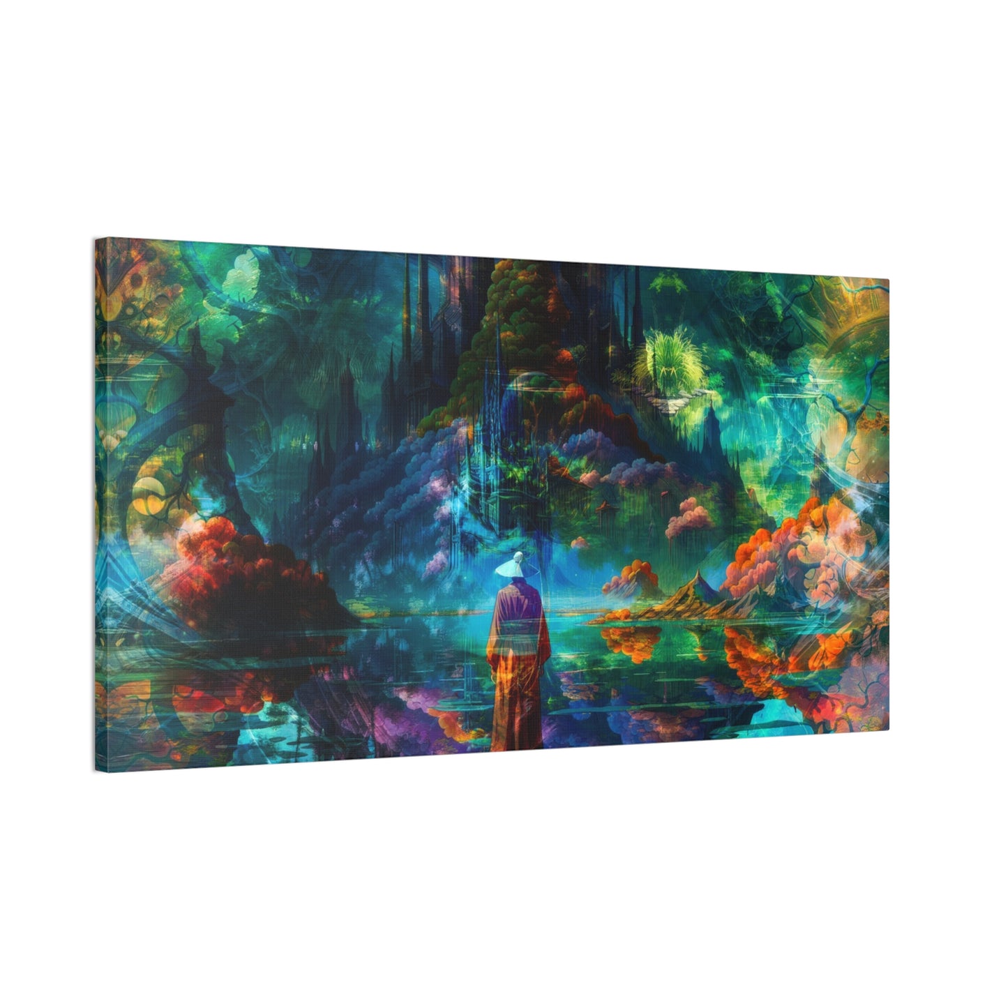 The Verdant Monolith – Digital Canvas Print by Callahan Indovina