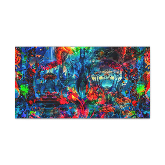 Celestial Bloom – Digital Canvas Print by Callahan Indovina
