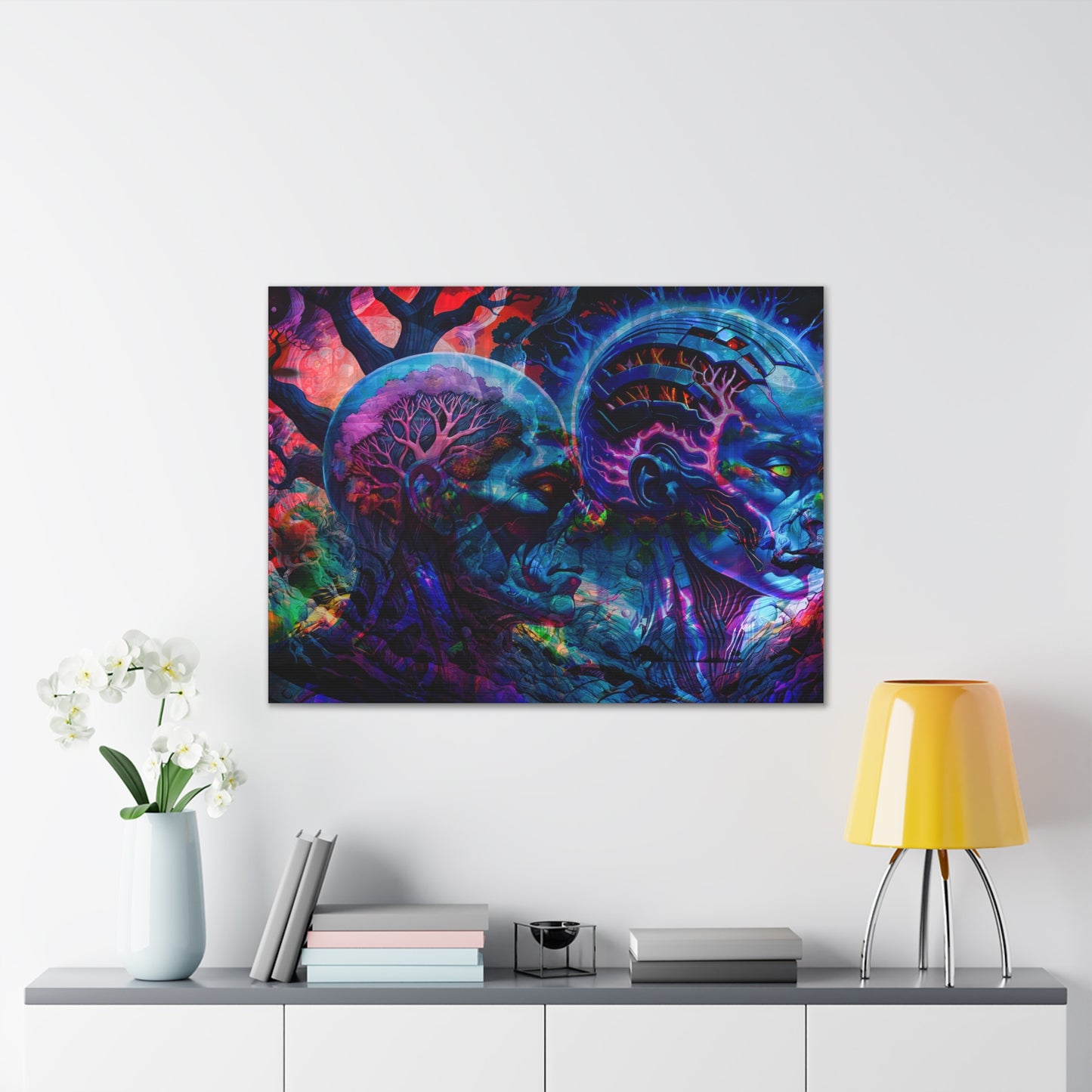 Dual Genesis – Digital Canvas Print by Callahan Indovina