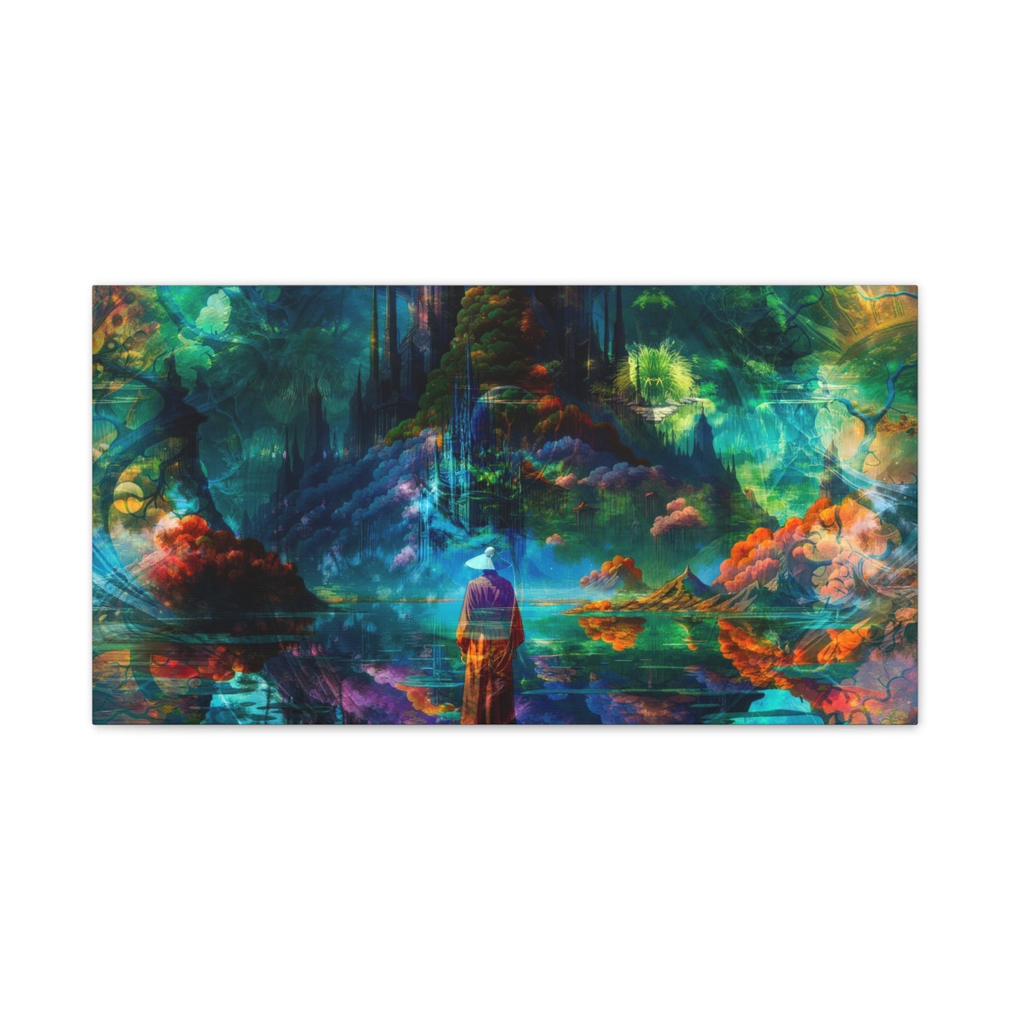 The Verdant Monolith – Digital Canvas Print by Callahan Indovina