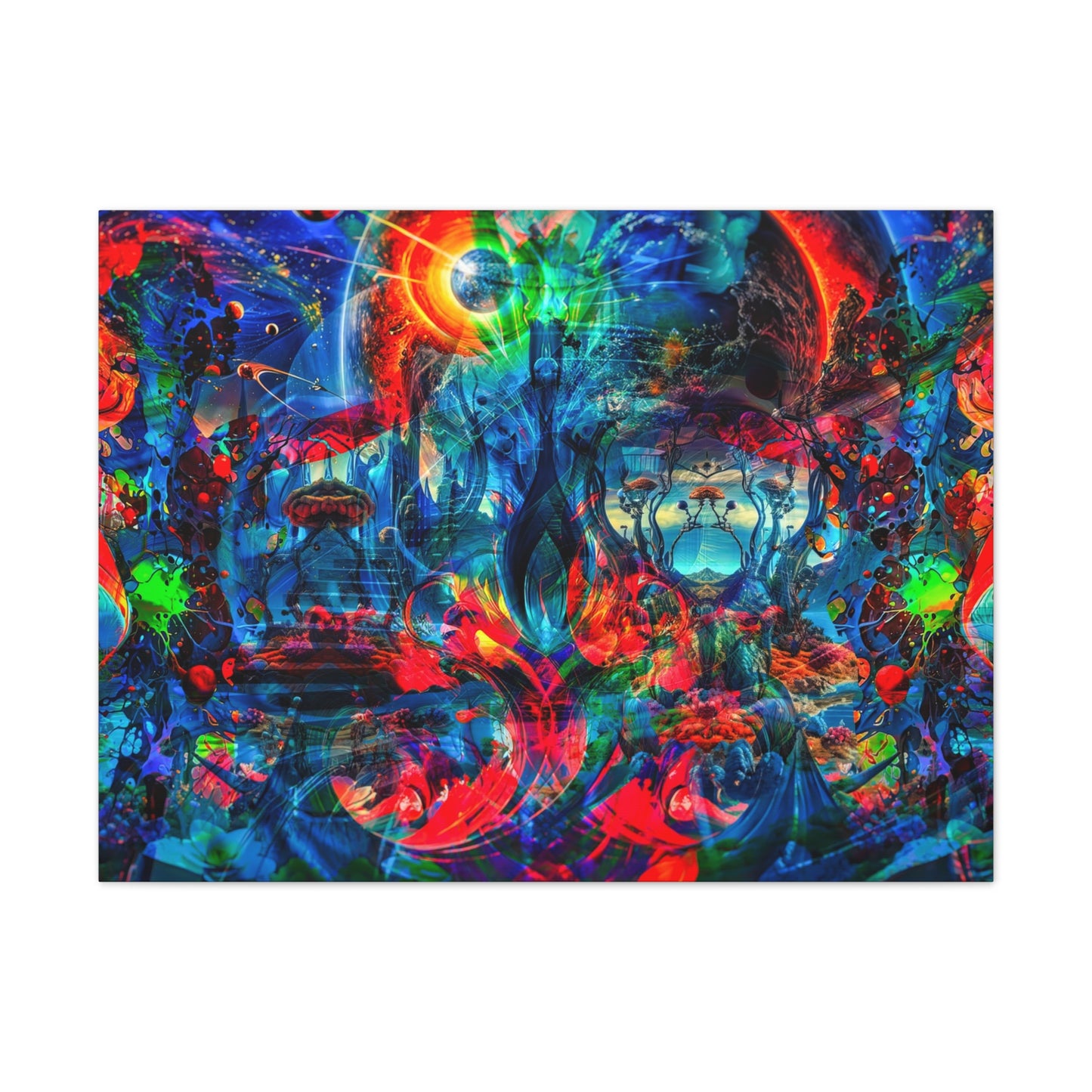 Celestial Bloom – Digital Canvas Print by Callahan Indovina