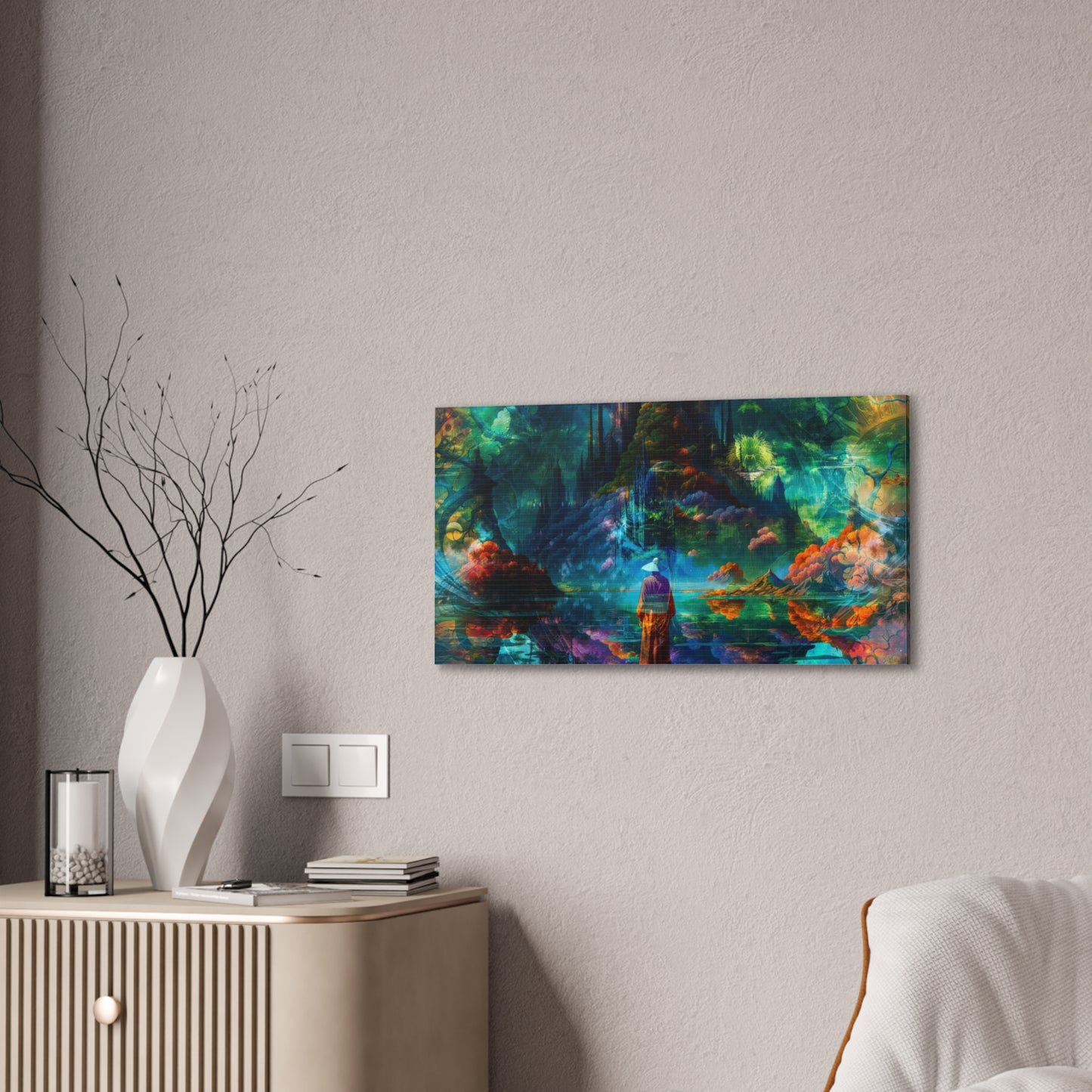 The Verdant Monolith – Digital Canvas Print by Callahan Indovina