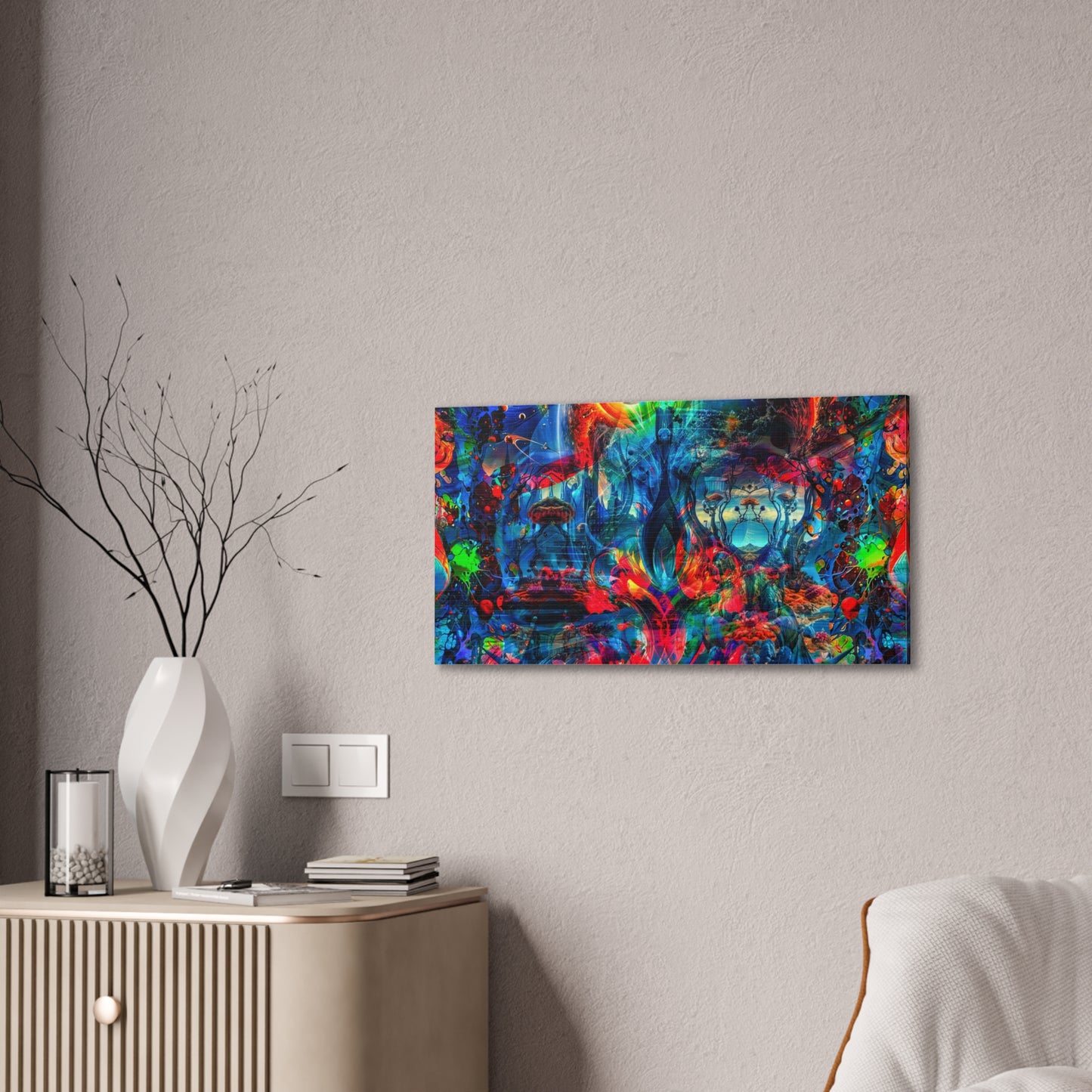 Celestial Bloom – Digital Canvas Print by Callahan Indovina