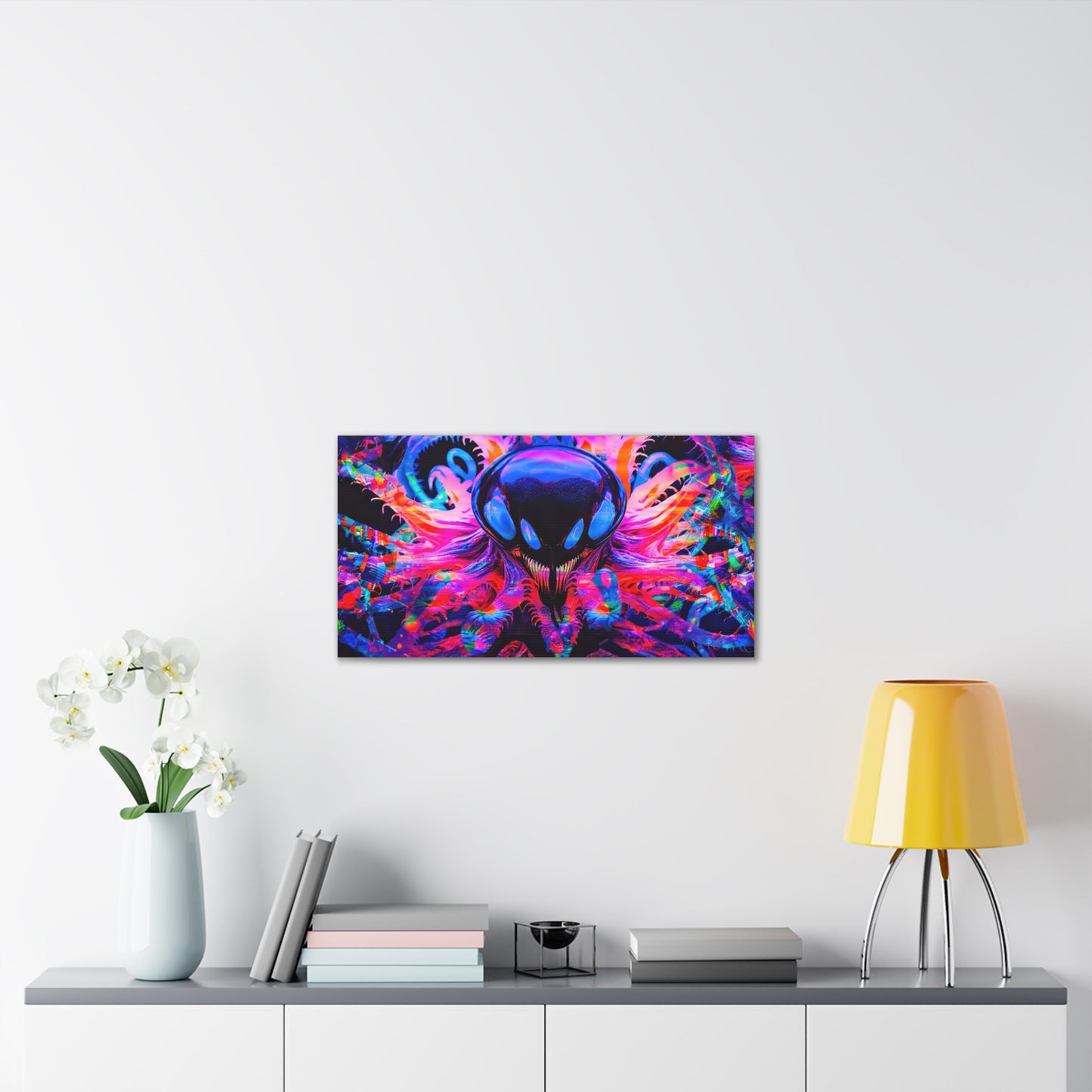 Neon Maw – Digital Canvas Print by Callahan Indovina