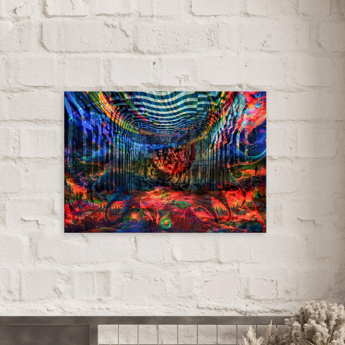 Vault of Echoes — Psychedelic Canvas Art by Callahan Indovina