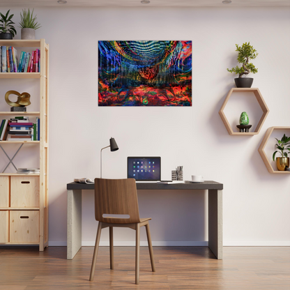 Vault of Echoes — Psychedelic Canvas Art by Callahan Indovina