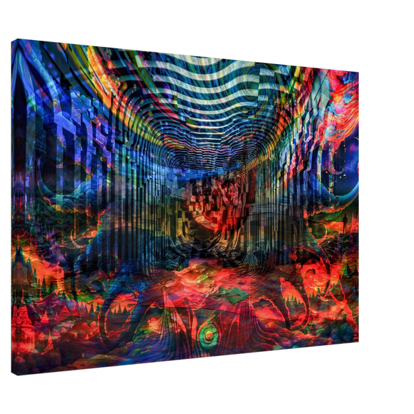 Vault of Echoes — Psychedelic Canvas Art by Callahan Indovina